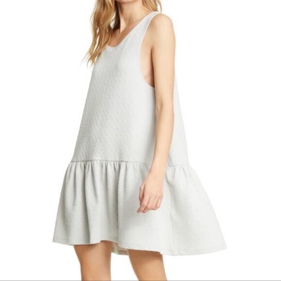 Free People Easy Street Dress mini sleeveless swing oversized women’s large - Picture 1 of 11